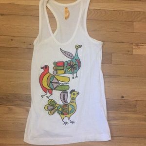 Zara boho beaded tank top
